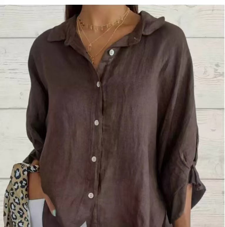 Everyday Tie-Back Lightweight Comfort Blouse